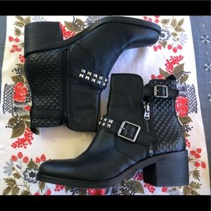 Lucky brand Cantini studded leather boots 10M